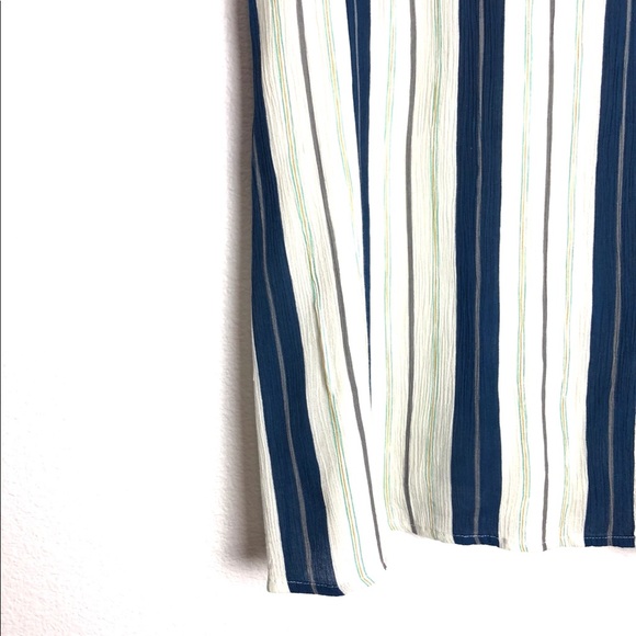 Aqua Selvedge Stripe Strappy Dress in sz Small i - Picture 4 of 5